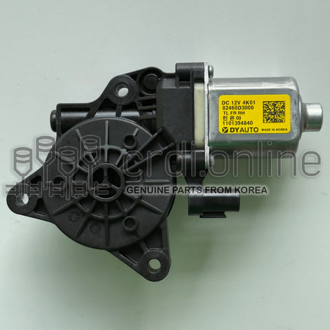 MOTOR ASSY-FRONT POWER WDW,RH [ORIGINAL] 82460-D3000 82460D3000 82460 D3000