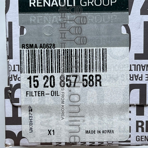 ELEMENT ASSY-OIL FILTER 15208-5758R 152085758R 15208 5758R