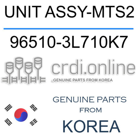 UNIT ASSY-MTS2 [ORIGINAL] 96510-3L710K7 965103L710K7 96510 3L710K7
