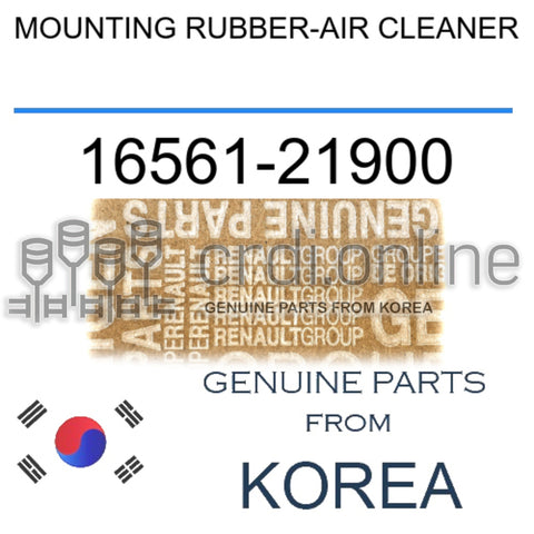 MOUNTING RUBBER-AIR CLEANER [ORIGINAL] 16561-21900 1656121900 16561 21900
