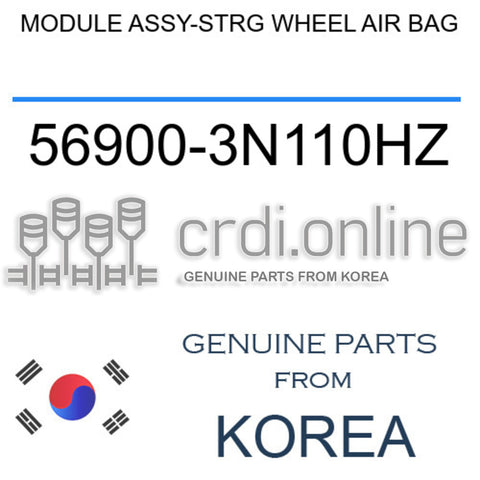 MODULE ASSY-STRG WHEEL AIR BAG [ORIGINAL] 56900-3N110HZ 569003N110HZ 56900 3N110HZ
