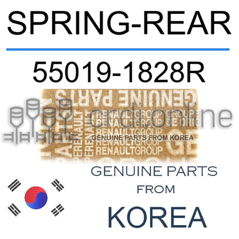 SPRING-REAR [ORIGINAL] 55019-1828R 550191828R 55019 1828R