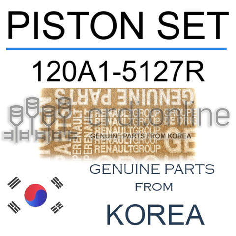 PISTON SET [ORIGINAL] 120A1-5127R 120A15127R 120A1 5127R