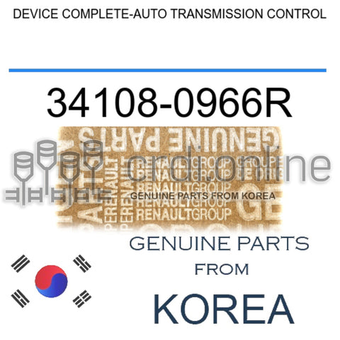DEVICE COMPLETE-AUTO TRANSMISSION CONTROL [ORIGINAL] 34108-0966R 341080966R 34108 0966R