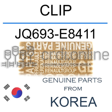 CLIP [ORIGINAL] JQ693-E8411 JQ693E8411 JQ693 E8411