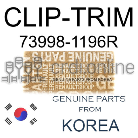 CLIP-TRIM [ORIGINAL] 73998-1196R 739981196R 73998 1196R