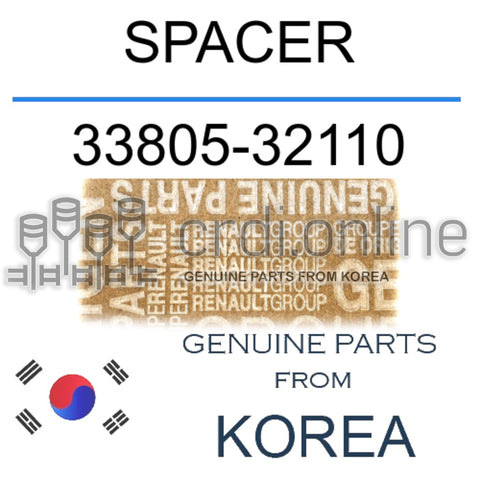 SPACER [ORIGINAL] 33805-32110 3380532110 33805 32110