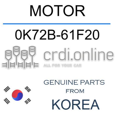 MOTOR [ORIGINAL] 0K72B-61F20 0K72B61F20 0K72B 61F20