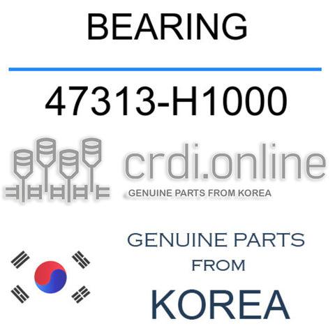 BEARING [ORIGINAL] 47313-H1000 47313H1000 47313 H1000