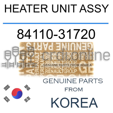 HEATER UNIT ASSY [ORIGINAL] 84110-31720 8411031720 84110 31720