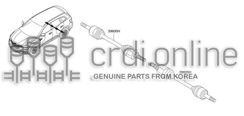 SHAFT ASSY-REAR DRIVE 39600-1HC1C 396001HC1C 39600 1HC1C