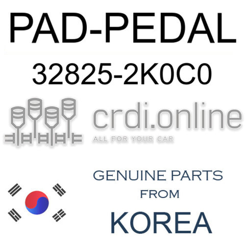 PAD-PEDAL [ORIGINAL] 32825-2K0C0 328252K0C0 32825 2K0C0
