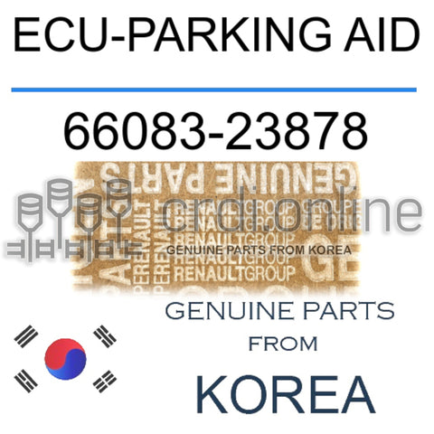 ECU-PARKING AID [ORIGINAL] 66083-23878 6608323878 66083 23878