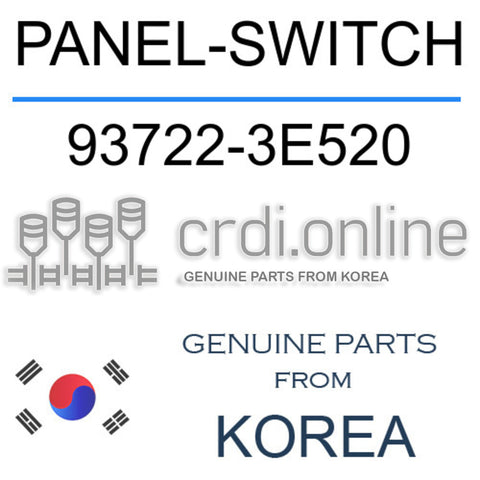 PANEL-SWITCH [ORIGINAL] 93722-3E520 937223E520 93722 3E520