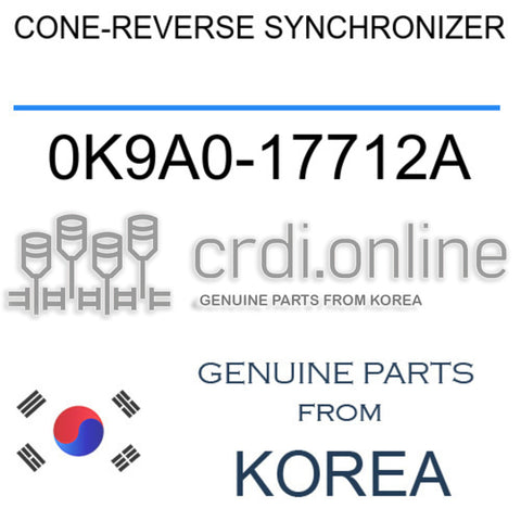 CONE-REVERSE SYNCHRONIZER [ORIGINAL] 0K9A0-17712A 0K9A017712A 0K9A0 17712A