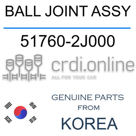 BALL JOINT ASSY 51760-2J000 517602J000 51760 2J000