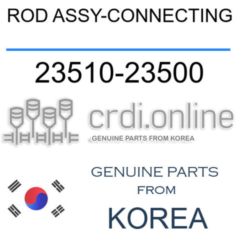 ROD ASSY-CONNECTING [ORIGINAL] 23510-23500 2351023500 23510 23500