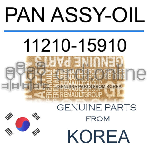 PAN ASSY-OIL [ORIGINAL] 11210-15910 1121015910 11210 15910