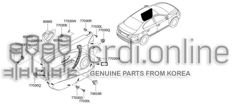 CLIP 74816-0001R 748160001R 74816 0001R