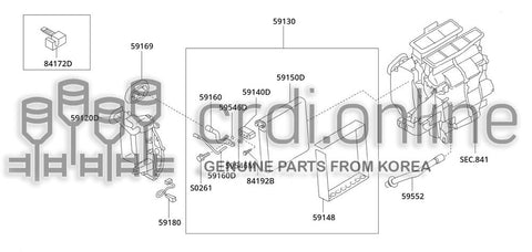 AMPLIFIER ASSY-THERMOSTAT 84197-52000 8419752000 84197 52000