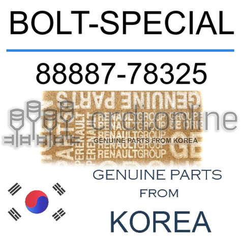 BOLT-SPECIAL [ORIGINAL] 88887-78325 8888778325 88887 78325