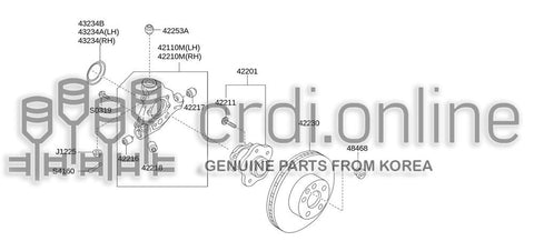 DISC-REAR BRAKE 42230-52700 4223052700 42230 52700