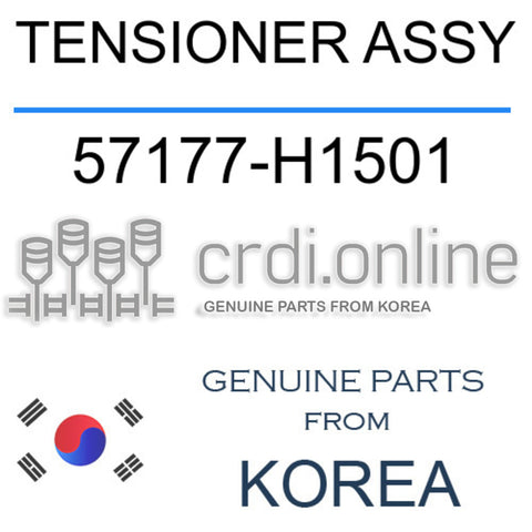 TENSIONER ASSY [ORIGINAL] 57177-H1501 57177H1501 57177 H1501