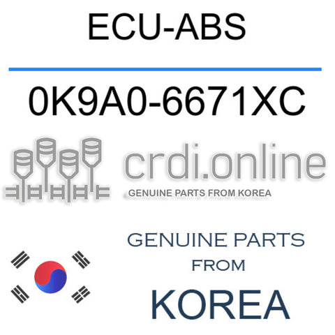 ECU-ABS [ORIGINAL] 0K9A0-6671XC 0K9A06671XC 0K9A0 6671XC
