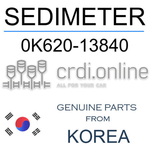 SEDIMETER [ORIGINAL] 0K620-13840 0K62013840 0K620 13840