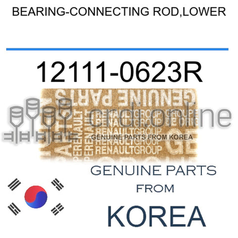 BEARING-CONNECTING ROD,LOWER [ORIGINAL] 12111-0623R 121110623R 12111 0623R