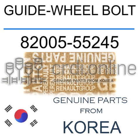 GUIDE-WHEEL BOLT [ORIGINAL] 82005-55245 8200555245 82005 55245