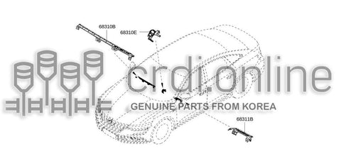 LIGHT-DASHBOARD AMBIENT RH 68310-5658R 683105658R 68310 5658R