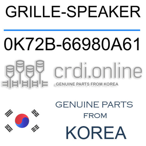 GRILLE-SPEAKER [ORIGINAL] 0K72B-66980A61 0K72B66980A61 0K72B 66980A61