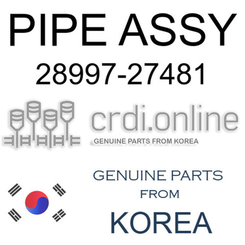 PIPE ASSY 28997-27481 2899727481 28997 27481