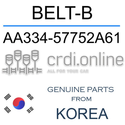 BELT-B AA334-57752A61 AA33457752A61 AA334 57752A61