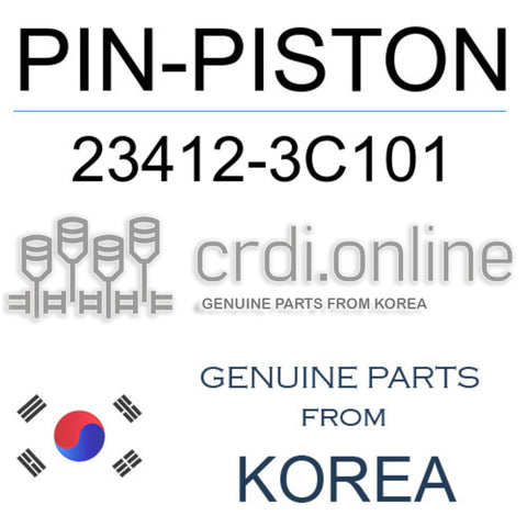 PIN-PISTON 23412-3C101 234123C101 23412 3C101