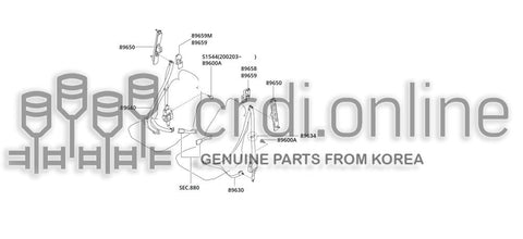 ADJUSTER-SEAT BELT 89650-51700GC 8965051700GC 89650 51700GC