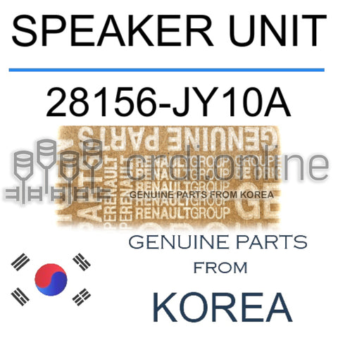 SPEAKER UNIT [ORIGINAL] 28156-JY10A 28156JY10A 28156 JY10A
