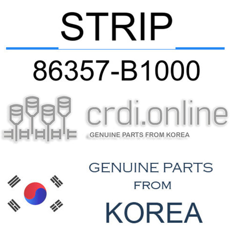 STRIP [ORIGINAL] 86357-B1000 86357B1000 86357 B1000