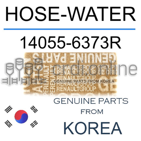 HOSE-WATER [ORIGINAL] 14055-6373R 140556373R 14055 6373R