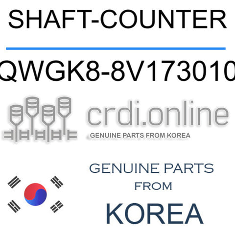 SHAFT-COUNTER [ORIGINAL] QWGK8-8V173010 QWGK88V173010 QWGK8 8V173010