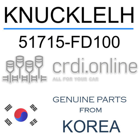 KNUCKLELH [ORIGINAL] 51715-FD100 51715FD100 51715 FD100