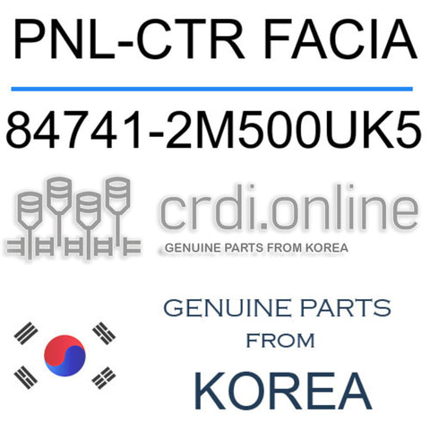 PNL-CTR FACIA [ORIGINAL] 84741-2M500UK5 847412M500UK5 84741 2M500UK5