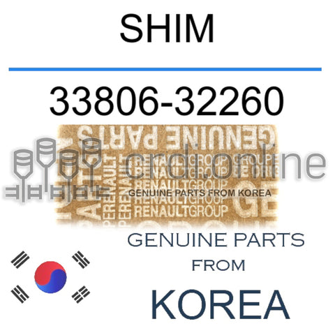 SHIM [ORIGINAL] 33806-32260 3380632260 33806 32260