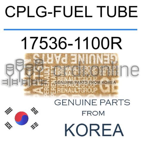 CPLG-FUEL TUBE [ORIGINAL] 17536-1100R 175361100R 17536 1100R