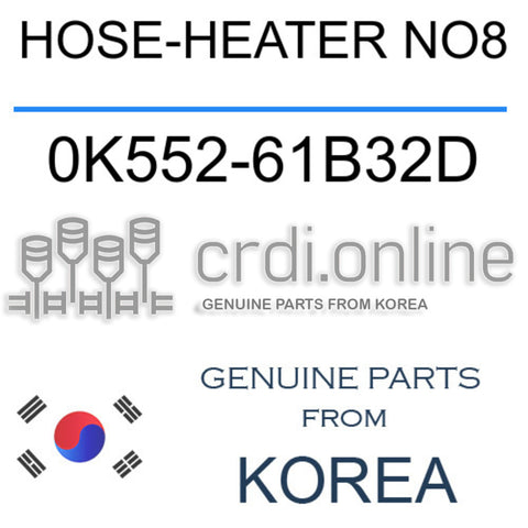 HOSE-HEATER NO8 0K552-61B32D 0K55261B32D 0K552 61B32D