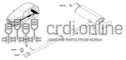 GASKET-EXHAUST 20692-8H30A 206928H30A 20692 8H30A