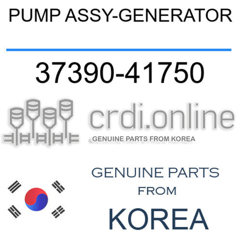 PUMP ASSY-GENERATOR [ORIGINAL] 37390-41750 3739041750 37390 41750