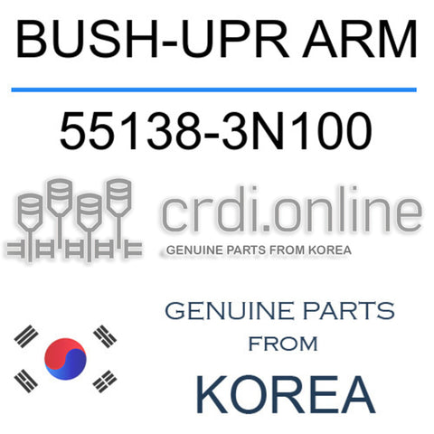 BUSH-UPR ARM [ORIGINAL] 55138-3N100 551383N100 55138 3N100