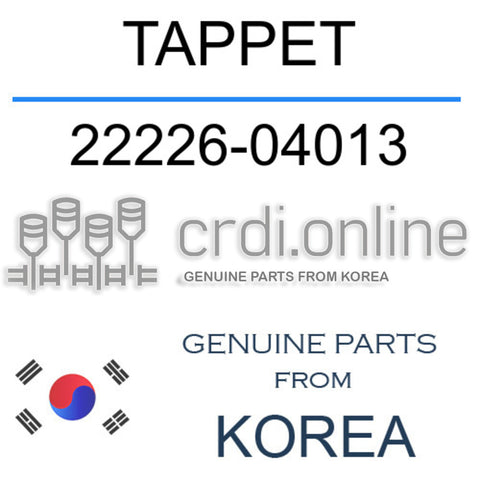 TAPPET [ORIGINAL] 22226-04013 2222604013 22226 04013